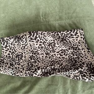 Fleo Black and White Athletic Shorts